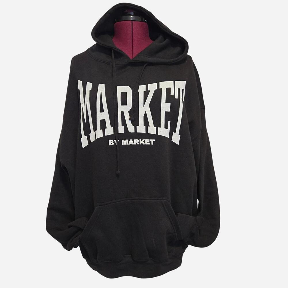 Market Studios Market By Market Black Hoodie XXL NWT